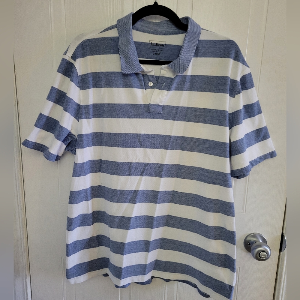 L.L Bean  large men's polo shirt